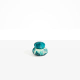 Dinosaur Designs Medium Pebble Jar in Lagoon Colour resin..