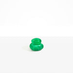 Dinosaur Designs Medium Pebble Jar in Leaf Colour resin..