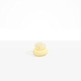 Dinosaur Designs Medium Pebble Jar in Lemon Colour resin..