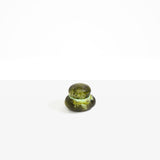 Dinosaur Designs Medium Pebble Jar in Malachite Colour resin