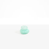 Dinosaur Designs Medium Pebble Jar in Mint Colour resin..