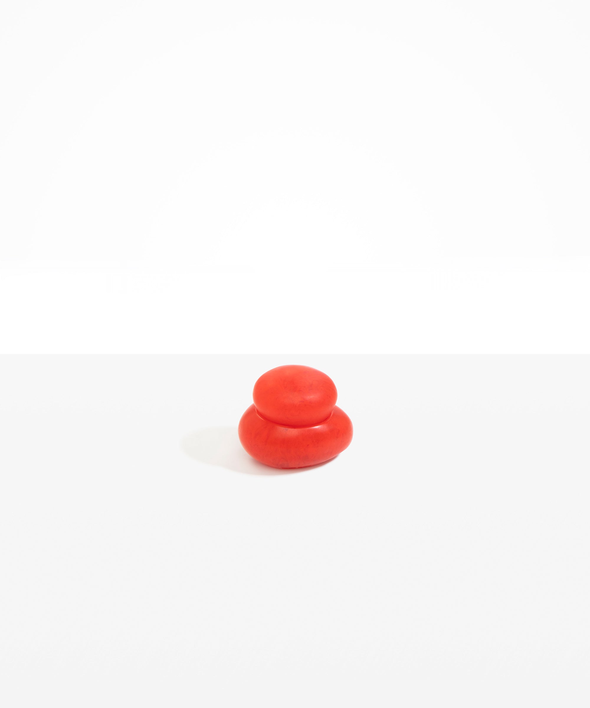 Dinosaur Designs Medium Pebble Jar in Poppy Colour resin