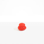 Dinosaur Designs Medium Pebble Jar in Poppy Colour resin..