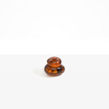 Dinosaur Designs Medium Pebble Jar in Tortoise Colour resin..