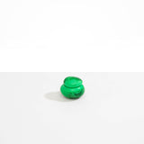 Dinosaur Designs Small Pebble Jar in Leaf Colour resin..