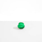 Dinosaur Designs Small Pebble Jar in Leaf Colour resin..