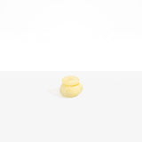 Dinosaur Designs Small Pebble Jar in Lemon Colour resin..