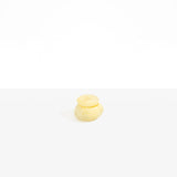 Dinosaur Designs Small Pebble Jar in Lemon Colour resin