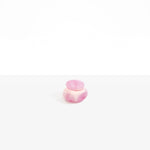Dinosaur Designs Small Pebble Jar in Shell Pink Colour resin..