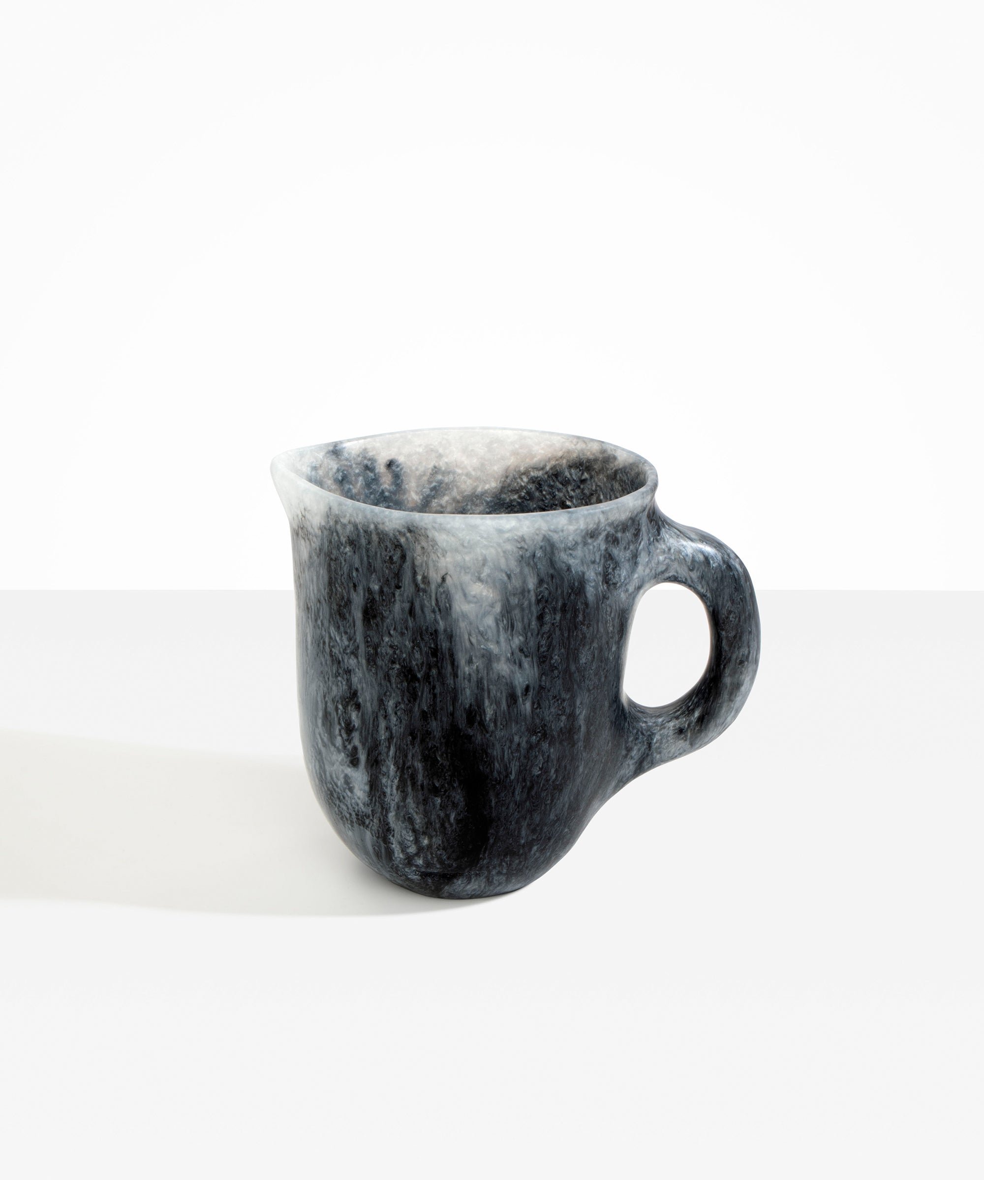 Dinosaur Designs Round Rock Ring in Flamingo Colour resin.