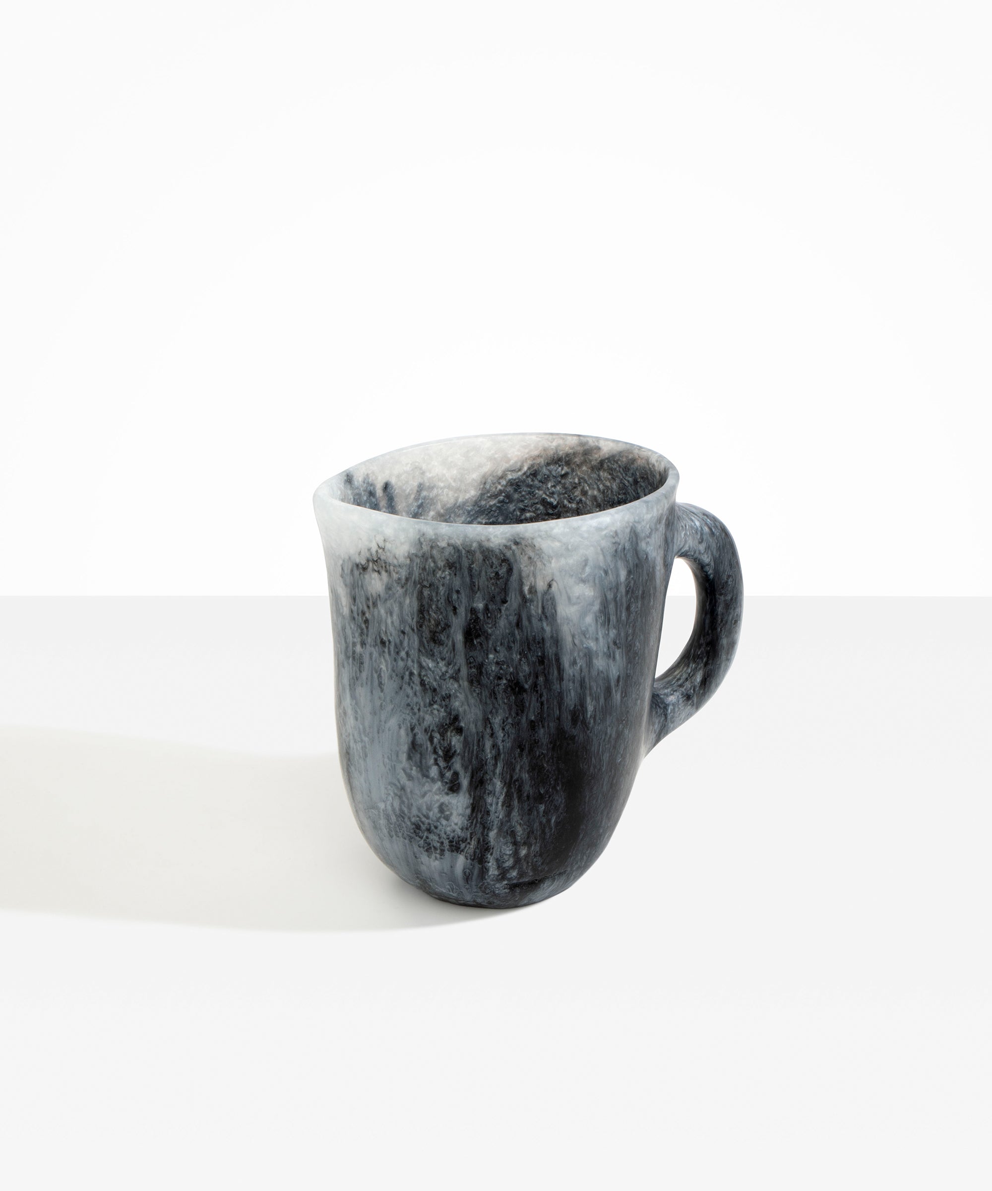 Dinosaur Designs Round Rock Ring in Parakeet Colour resin.