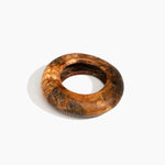 Dinosaur Designs Large Drift Bangle in Dark Horn Colour resin with Wide Fit.