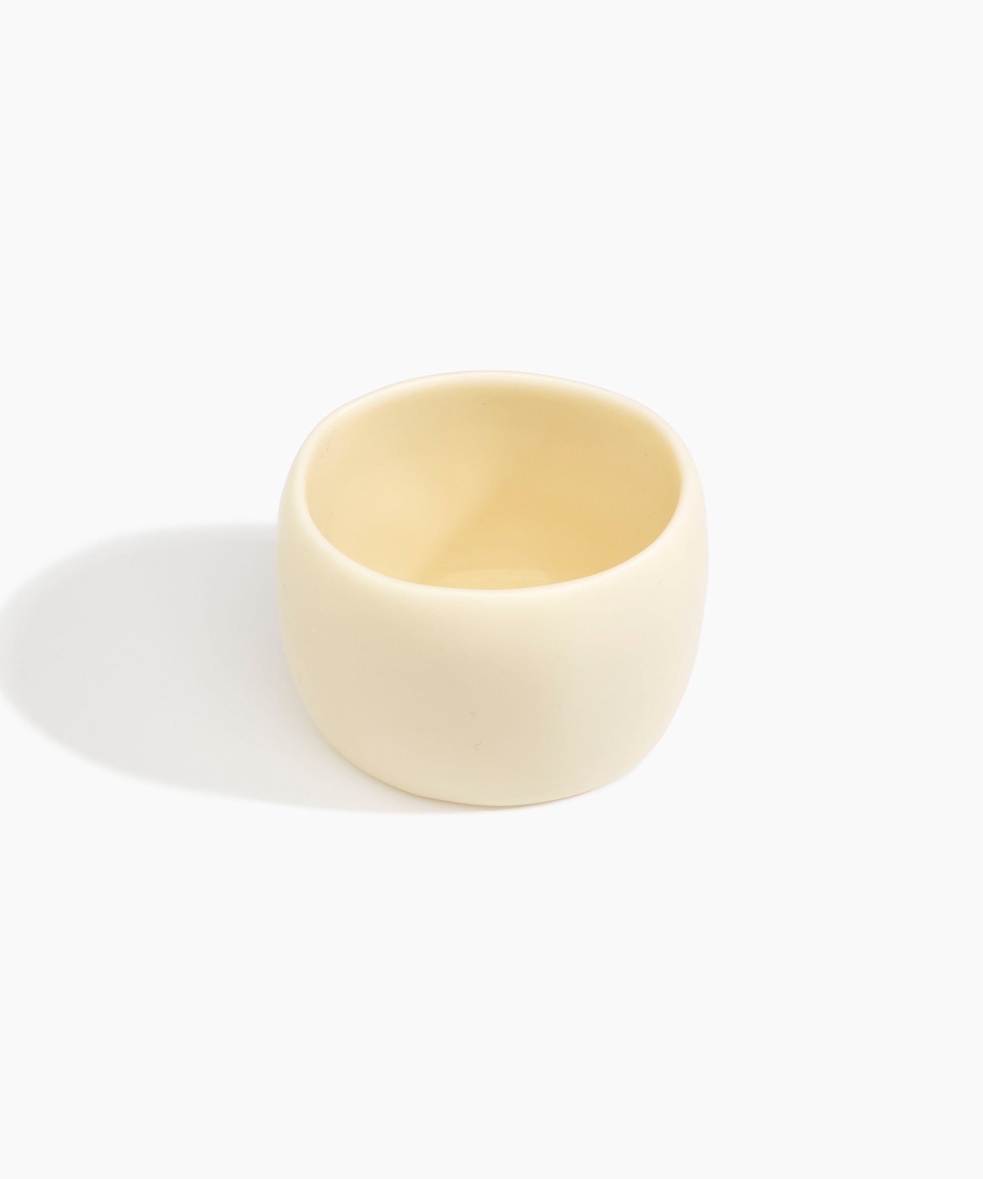 Dinosaur Designs Extra Large Organic Oval Bangle in Cream Colour resin with Wide Fit