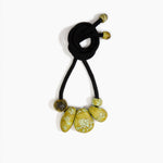 Dinosaur Designs Boulder Rock Necklace in Malachite Colour resin