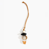 Dinosaur Designs Splash Decoration in Chestnut Colour resin with Brass Material