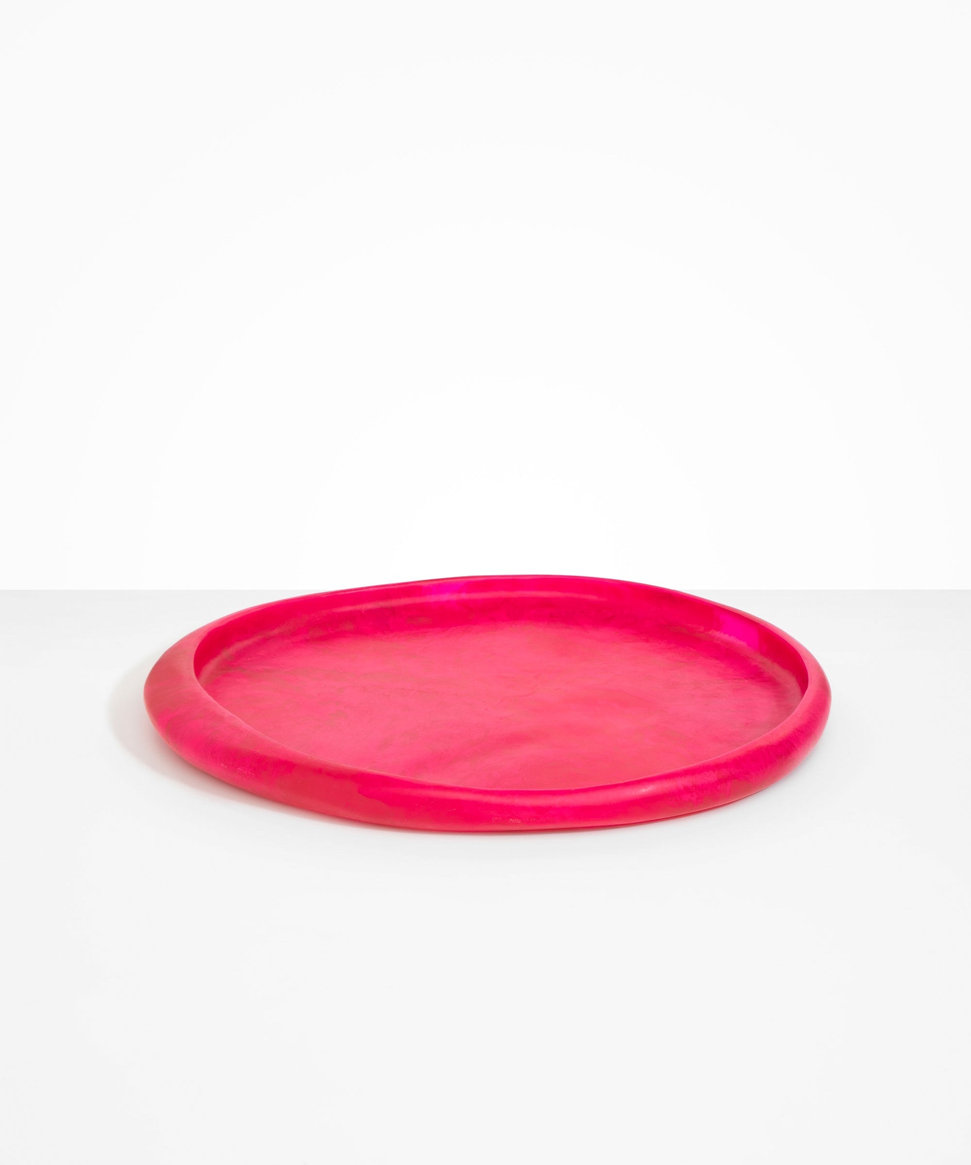 Dinosaur Designs Rock Tray in Flamingo Colour resin.