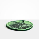 Dinosaur Designs Rock Tray in Moss Colour resin.