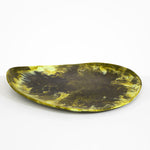Dinosaur Designs Extra Large Modern Tribal Platter in Malachite Colour resin
