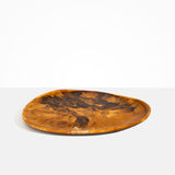 Dinosaur Designs Large Pebble Platter Serving Platters in Dark Horn Colour resin