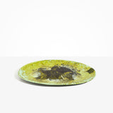 Dinosaur Designs Long Temple Platter in Malachite Colour resin.