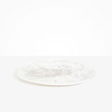 Dinosaur Designs Long Temple Platter in Snow Swirl Colour resin.