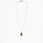 Dinosaur Designs Joie De Vivre Pendant in Dark Horn Colour resin with Gold-Filled Material