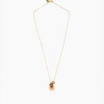 Dinosaur Designs Joie De Vivre Pendant in Light Horn Colour resin with Gold-Filled Material