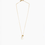 Dinosaur Designs Joie De Vivre Pendant in Snow Swirl Colour resin with Gold-Filled Material