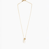 Dinosaur Designs Joie De Vivre Pendant in Snow Swirl Colour resin with Gold-Filled Material