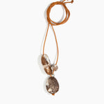 Dinosaur Designs PNROCKCLR rock cluster pendant CAPPUCCINO 