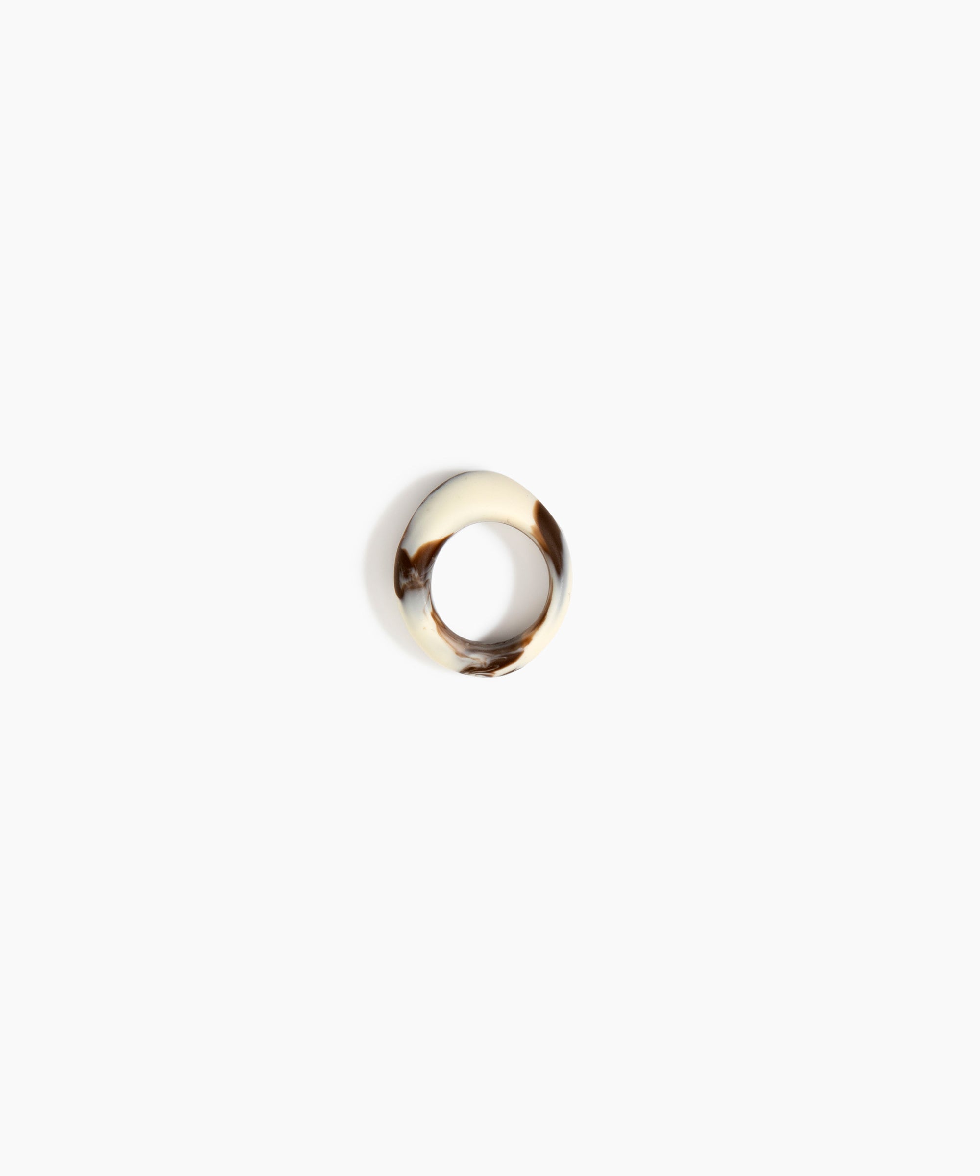 Dinosaur Designs RGERTSLA SLATE ring CAPPUCCINO 