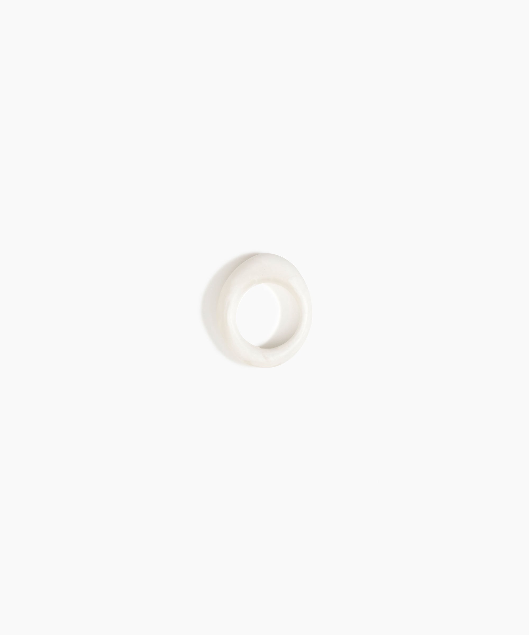Dinosaur Designs RGERTSLA SLATE ring SNOW SWIRL..