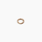 Dinosaur Designs Modern Tribal Band Ring in Cappuccino Colour resin with Wide Fit..