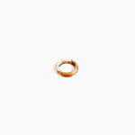 Dinosaur Designs Modern Tribal Band Ring in Light Horn Colour resin with Wide Fit..