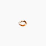 Dinosaur Designs Modern Tribal Band Ring in Light Horn Colour resin with Wide Fit...