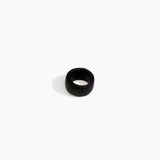 Dinosaur Designs Band Ring in Black Colour resin with Wide Fit..