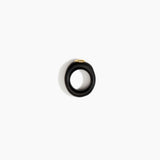Dinosaur Designs RGRNDRCK round rock ring BLACK .