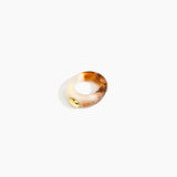 Dinosaur Designs Round Rock Ring in Light Horn Colour resin....