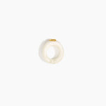 Dinosaur Designs RGRNDRCK round rock ring SNOW SWIRL