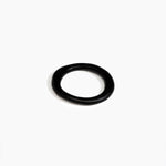 Dinosaur Designs Drift Wishbone Bangle in Black Colour resin with Wide Fit..