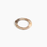 Dinosaur Designs Drift Wishbone Bangle in Cappuccino Colour resin with Wide Fit