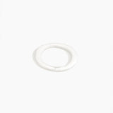 Dinosaur Designs Drift Wishbone Bangle in Snow Swirl Colour resin with Wide Fit..
