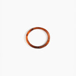Dinosaur Designs SBORGOVLS small oval organic bangle DARK HORN 