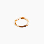 Dinosaur Designs Wishbone Bangle in Light Horn Colour resin with Wide Fit