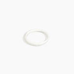 Dinosaur Designs Wishbone Bangle in Snow Swirl Colour resin with Wide Fit