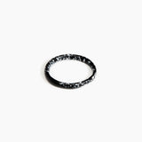 Dinosaur Designs SBPLNWBN wishbone bangle BLACK MARBLE