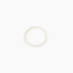 Dinosaur Designs Wishbone Bangle Bracelets in Chalk Swirl Colour resin with Narrow Fit