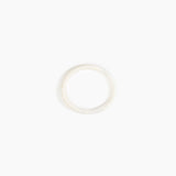 Dinosaur Designs Wishbone Bangle Bracelets in Chalk Swirl Colour resin with Narrow Fit
