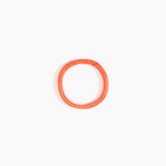 Dinosaur Designs Wishbone Bangle Bracelets in Lychee Colour resin with Narrow Fit