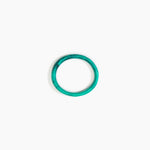 Dinosaur Designs Wishbone Bangle Bracelets in Mineral Swirl Colour resin with Narrow Fit
